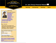 Tablet Screenshot of jackzheng.net
